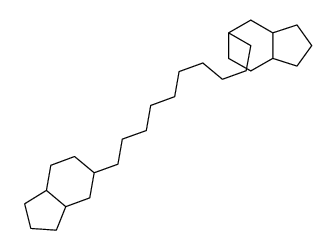 1H-Indene,5,5'-(1,10-decanediyl)bis[octahydro- Structure