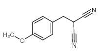 2-(4-甲氧基苄基)丙二腈结构式
