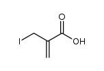 α-(iodomethyl)acrylic acid Structure