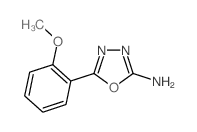 5-(2-Methoxyphenyl)-1,3,4-oxadiazol-2-amine Structure