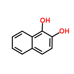 1,2-二羟基萘结构式