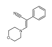 (Z)-3-morpholino-2-phenylacrylonitrile Structure