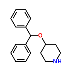 4-(二苯基甲氧基)哌啶结构式