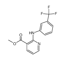 methyl 2-[3-(trifluoromethyl)anilino]nicotinate结构式