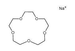 complex of 15-crown-5 with Na+ Structure