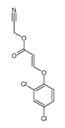 cyanomethyl (E)-3-(2,4-dichlorophenoxy)prop-2-enoate Structure
