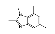 (9ci)-1,2,5,7-四甲基-1H-苯并咪唑结构式