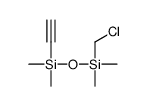 chloromethyl-[ethynyl(dimethyl)silyl]oxy-dimethylsilane结构式