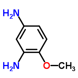 4-甲氧基间苯二胺结构式