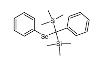 α,α-Bis-(trimethylsilyl)benzyl-phenylselenid Structure