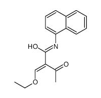 2-(ethoxymethylidene)-N-naphthalen-1-yl-3-oxobutanamide Structure