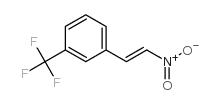 1-(3-三氟甲基苯基)-2-硝基乙烯结构式