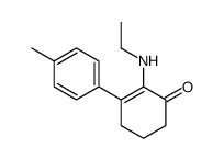 2-(ethylamino)-3-(4-methylphenyl)cyclohex-2-en-1-one Structure