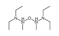 N-[[diethylamino(methyl)silyl]oxy-methylsilyl]-N-ethylethanamine Structure
