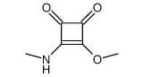 3-甲氧基-4-(甲氨基)环丁烯-3-烯-1,2-二酮结构式
