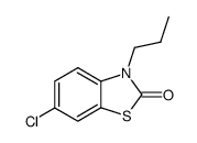 6-Chloro-3-propylbenzo[d]thiazol-2(3H)-one Structure