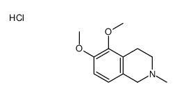 5,6-dimethoxy-2-methyl-1,2,3,4-tetrahydroisoquinolin-2-ium,chloride Structure