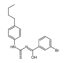 3-bromo-N-[(4-butylphenyl)carbamothioyl]benzamide结构式