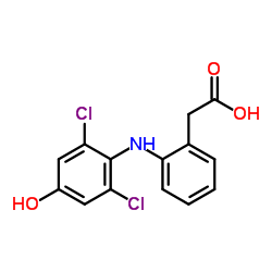 4'-Hydroxy diclofenac Structure