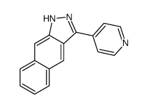 3-pyridin-4-yl-1H-benzo[f]indazole Structure