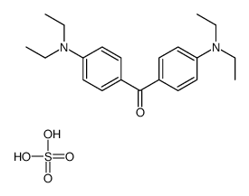bis[4-(diethylamino)phenyl]methanone,sulfuric acid结构式