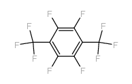 1,2,4,5-四氟-3,6-(三氟甲基)苯结构式