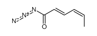 hexa-2,4-dienoyl azide Structure