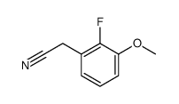 Benzeneacetonitrile, 2-fluoro-3-methoxy- (9CI)结构式