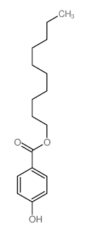 p-Oxybenzoesauredecyl ester [German] structure