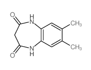7,8-二甲基-1H-苯并[b][1,4]二氮杂卓-2,4(3H,5H)-二酮结构式