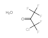 Chloropentafluoroacetone Monohydrate Structure