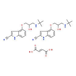 Cyanopindolol hemifumarate结构式