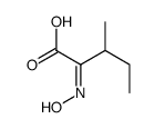 2-hydroxyimino-3-methylpentanoic acid结构式