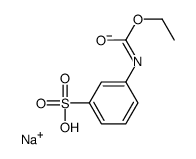 3-[(Ethoxycarbonyl)amino]benzenesulfonic acid sodium salt structure