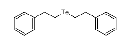 Bis(2-phenylethyl) telluride结构式
