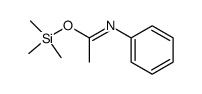 N-Phenylethanimidsaeure-trimethylsilylester Structure