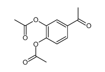 (4-acetyl-2-acetyloxyphenyl) acetate Structure
