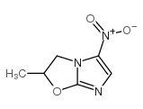 2-Methyl-5-nitro-2,3-dihydro-imidazo[2,1-b]oxazole结构式