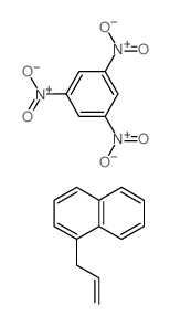 1-prop-2-enylnaphthalene; 1,3,5-trinitrobenzene Structure