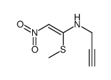 N-(1-methylsulfanyl-2-nitroethenyl)prop-2-yn-1-amine Structure