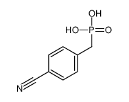 (4-Cyanobenzyl)phosphonic acid Structure