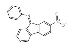 Benzenamine,N-(2-nitro-9H-fluoren-9-ylidene)-结构式