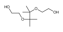 2-[3-(2-hydroxyethoxy)-2,3-dimethylbutan-2-yl]oxyethanol结构式