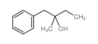 Benzeneethanol, a-ethyl-a-methyl- Structure