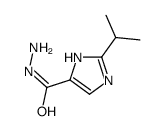 (9ci)-2-(1-甲基乙基)-1H-咪唑-4-羧酸肼结构式