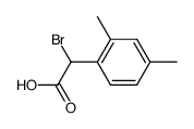 DL-Brom(2,4-dimethylphenyl)essigsaeure结构式