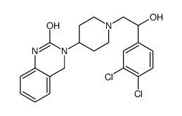 3-[1-[2-(3,4-dichlorophenyl)-2-hydroxyethyl]piperidin-4-yl]-1,4-dihydroquinazolin-2-one Structure