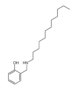 2-[(dodecylamino)methyl]phenol结构式