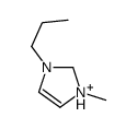 1-甲基-3-丙基-1H-咪唑结构式