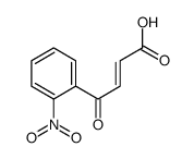 (E)-4-(2-Nitrophenyl)-4-oxo-2-butenoic acid Structure